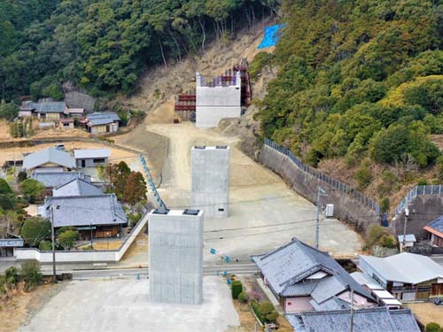 すさみ串本道路和深川橋Ｐ３下部他工事
