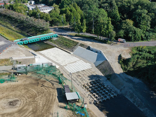 岩田保呂線（仮称新山王橋）交付金道路保全工事