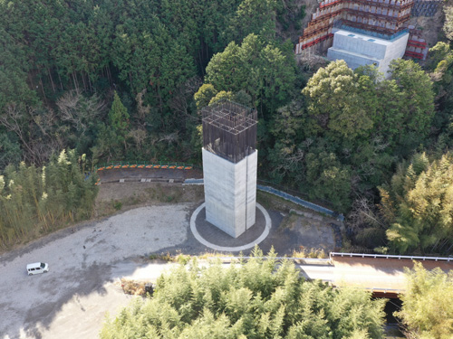 すさみ串本道路サンゴ台高架橋Ｐ１橋脚工事